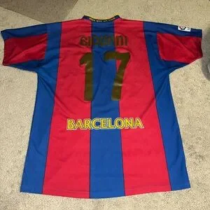FC Barcelona Nike ユニフォーム 1957-2007 M FC Barcelona 2007 2008 home Nike Camp Nou 1957-2007 shirt jersey